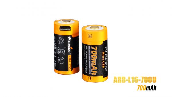 Fenix 16340 Rechargeable Battery ARB-L16-700U